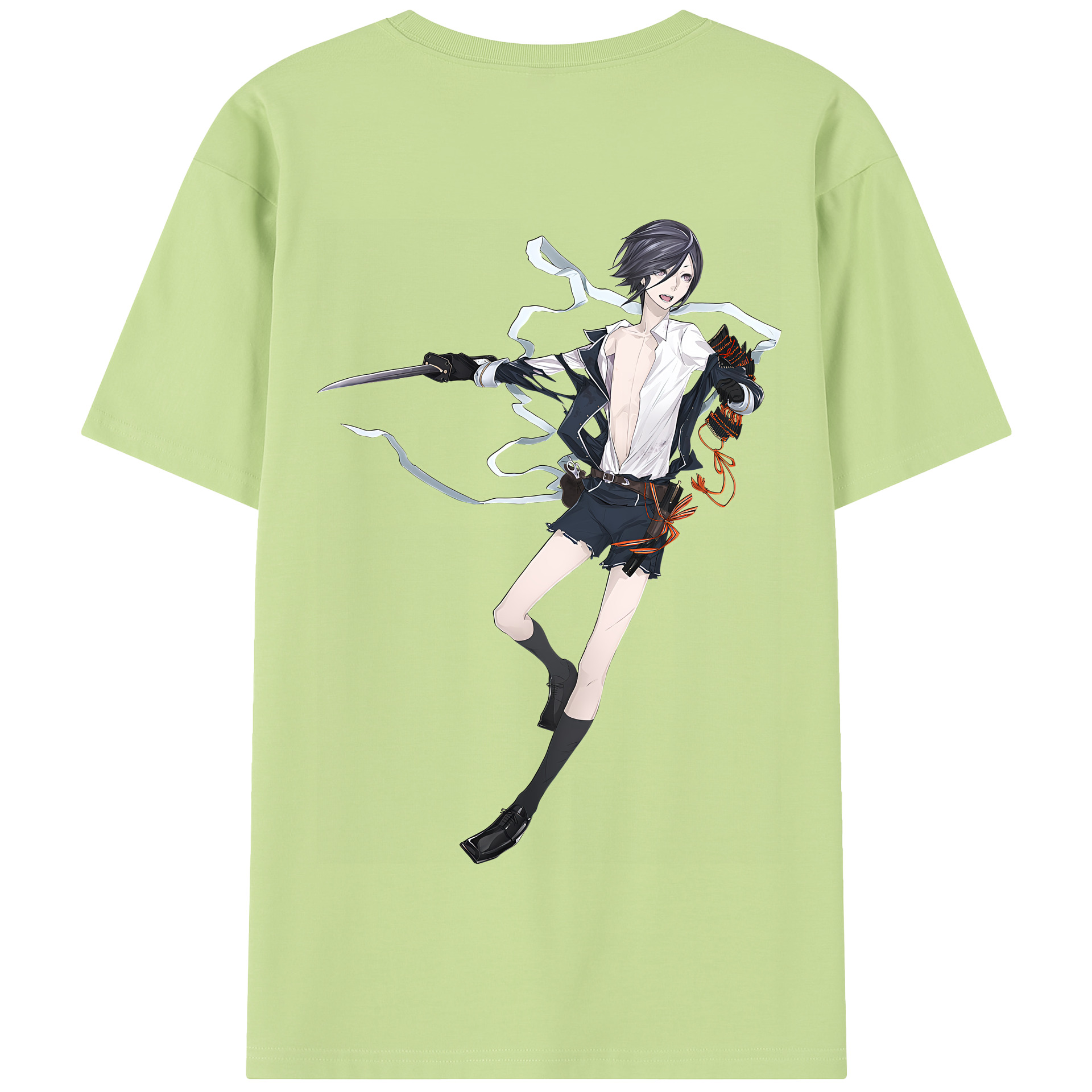 （画像用） 刀剣乱舞 Touken Ranbu 綿100％半袖Tシャツ（背面プリント）
